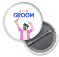 Team Groom Badge