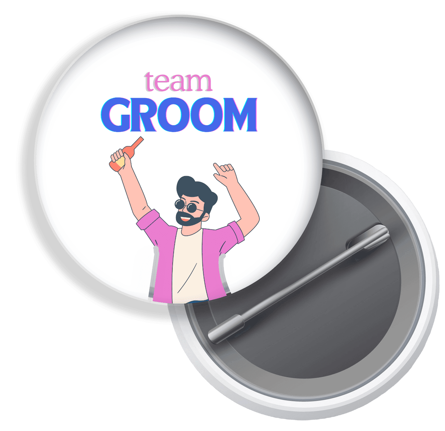 Team Groom Badge