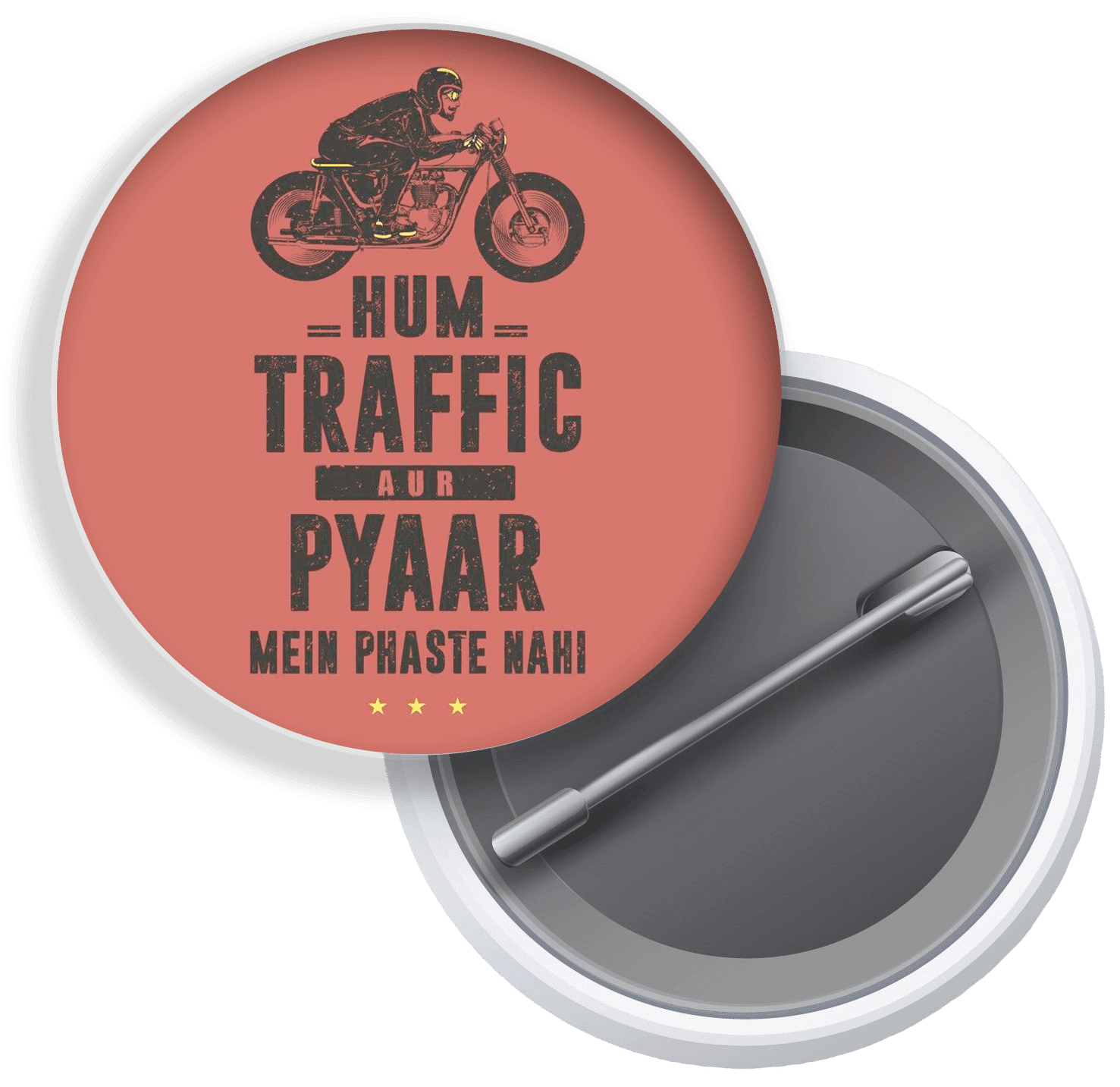 Hum pyaar aur traffic mein nahi faste Badge